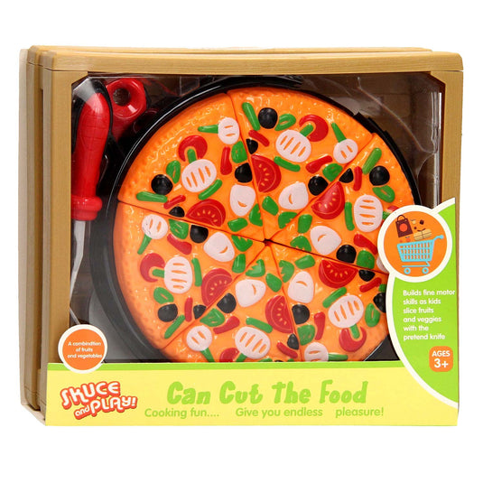 Lobbes speelgoed bv snij eten in kist - pizza