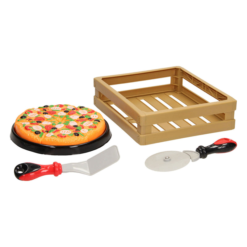 Load image into Gallery viewer, Snij eten in kist - pizza
