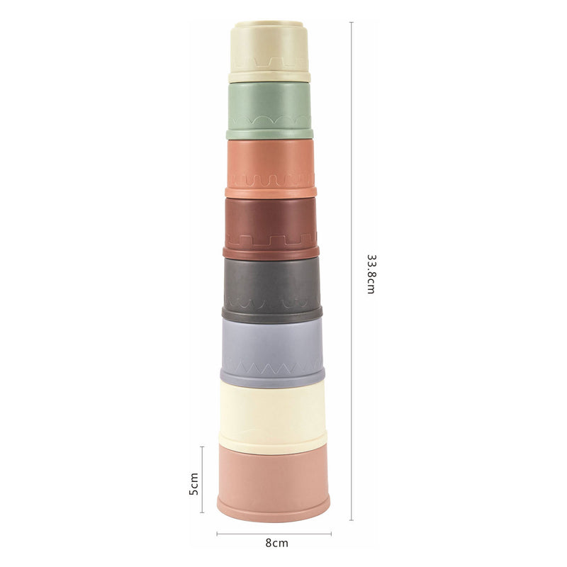 Load image into Gallery viewer, Stapeltoren pastel, 8dlg.
