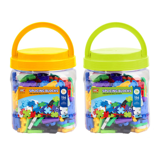 Bouwvormen in opbergbox, 156dlg.