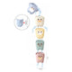 Lobbes waterval badbekers pastel, 5dlg