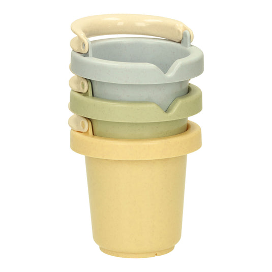Lobbes kleine emmertjes pastel, 3 stuks