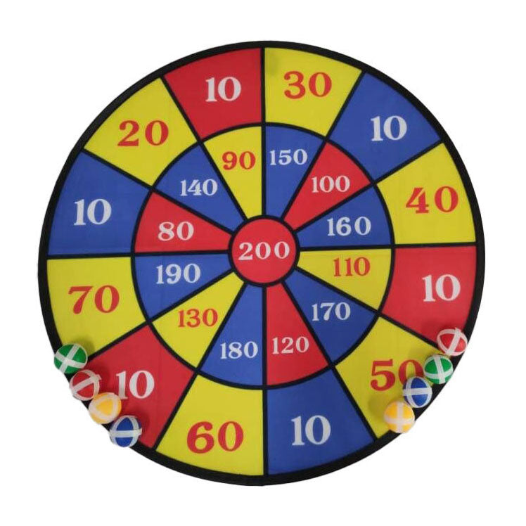 Load image into Gallery viewer, Lobbes mega dartbord klittenband, 8 ballen
