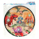 Klittenband dartbord dino