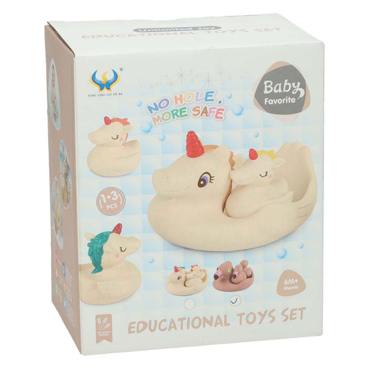 Baddieren flamingo familie, 4dlg