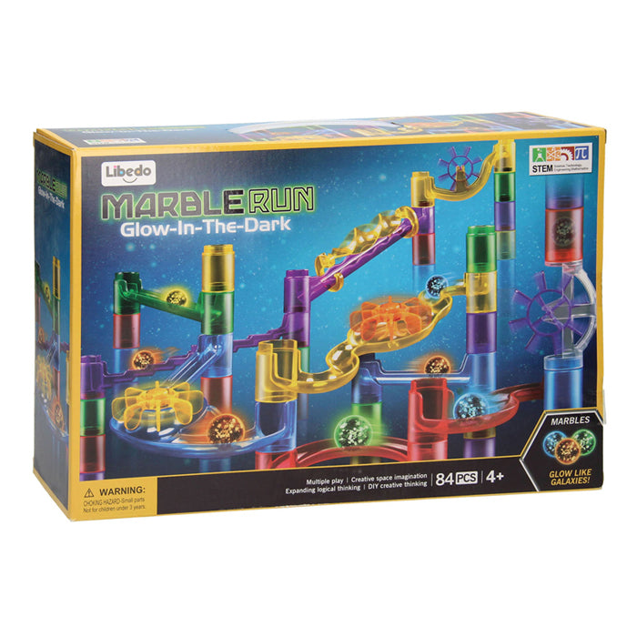 Load image into Gallery viewer, Glow in the dark knikkerbaan, 84dlg
