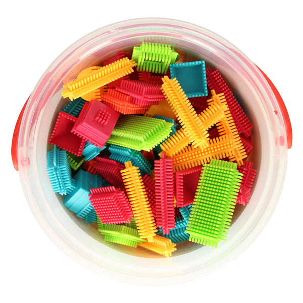 Load image into Gallery viewer, Bloko bristle blokken in opbergbox, 150dlg.
