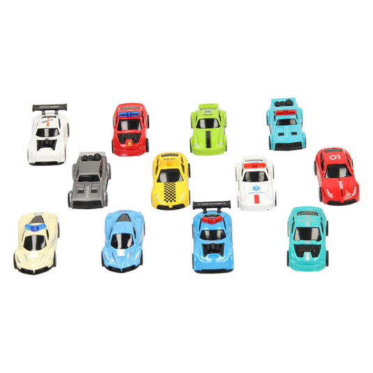 Lobbes speelgoed bv die-cast auto's speelset, 12dlg.