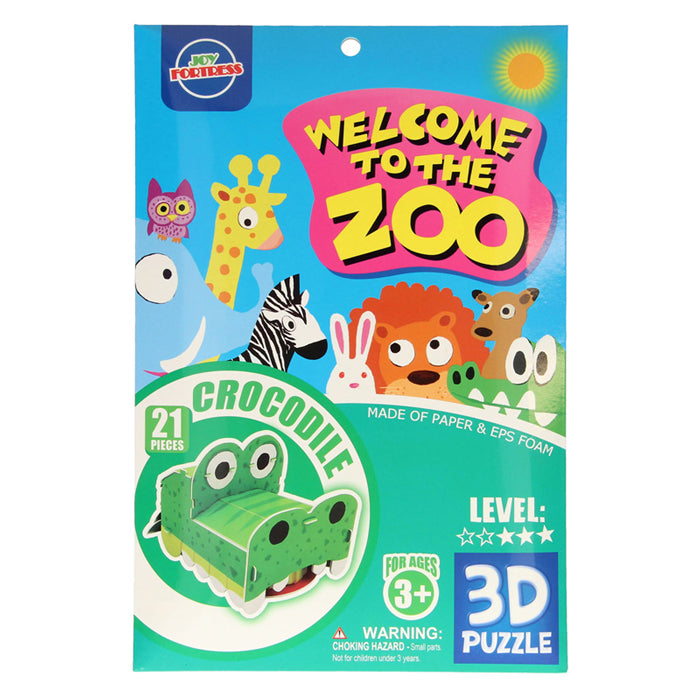 Load image into Gallery viewer, Bouwpakket 3d krokodil
