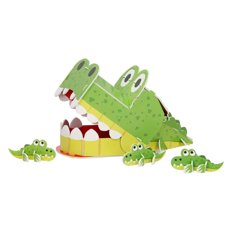 Load image into Gallery viewer, Bouwpakket 3d krokodil
