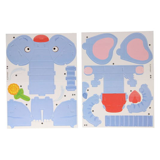 Bouwpakket 3d olifant