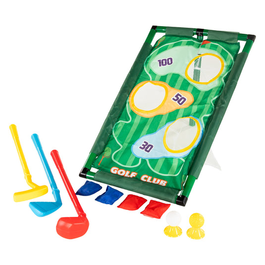 Sport set 2in1 golf en zakken werpen