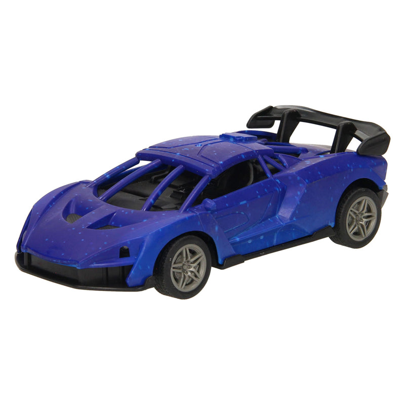 Load image into Gallery viewer, Lobbes speelgoed bv rc racewagen blauw zwart bestuurbare auto
