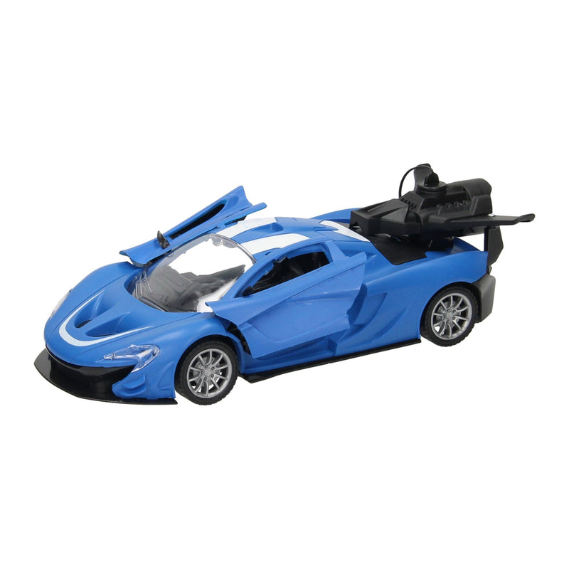 Load image into Gallery viewer, Lobbes rc sportwagen met stoomfunctie blauw
