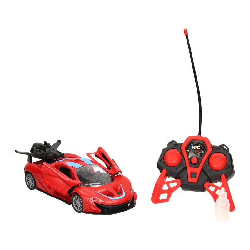 Load image into Gallery viewer, Lobbes speelgoed bv rc sportwagen met stoomfunctie rood
