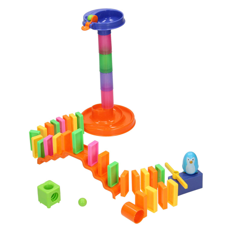 Load image into Gallery viewer, Knikkerbaan dominoset, 43dlg.
