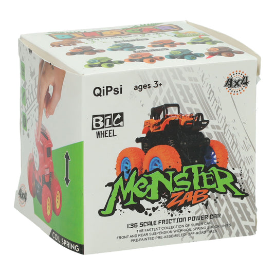 Dino auto met dino in een kooi