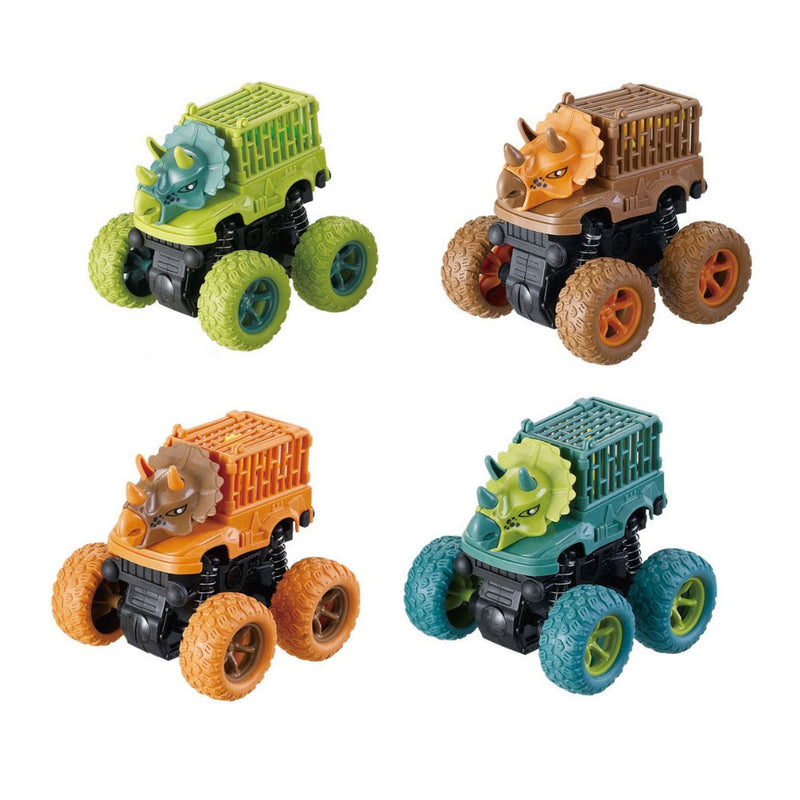 Load image into Gallery viewer, Dino auto met dino in een kooi
