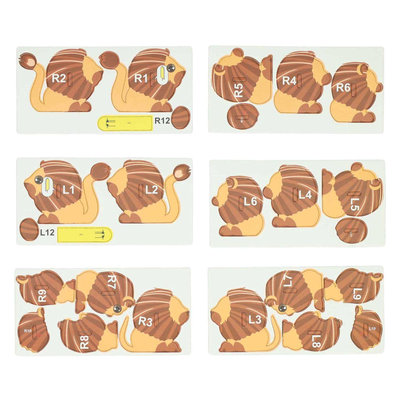 Load image into Gallery viewer, Lobbes 3d puzzel leeuw, 26st.
