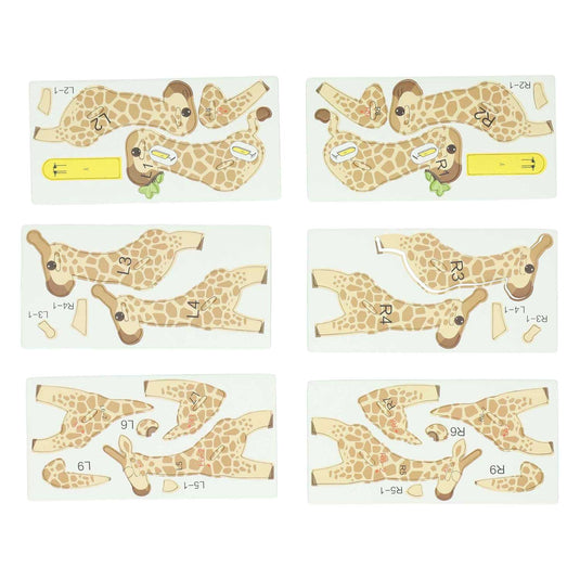 Lobbes 3d puzzel giraffe, 30st.