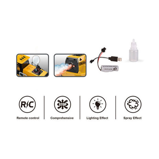 Rc bestuurbare constructie graafmachine