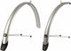 Polisport Spatbordset Towny 28 Inch 46 mm zilver