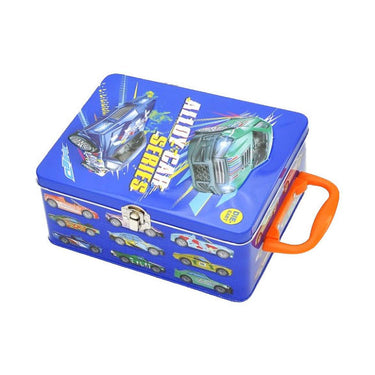 Lobbes speelgoed bv die-cast auto's in opbergblik, 18dlg