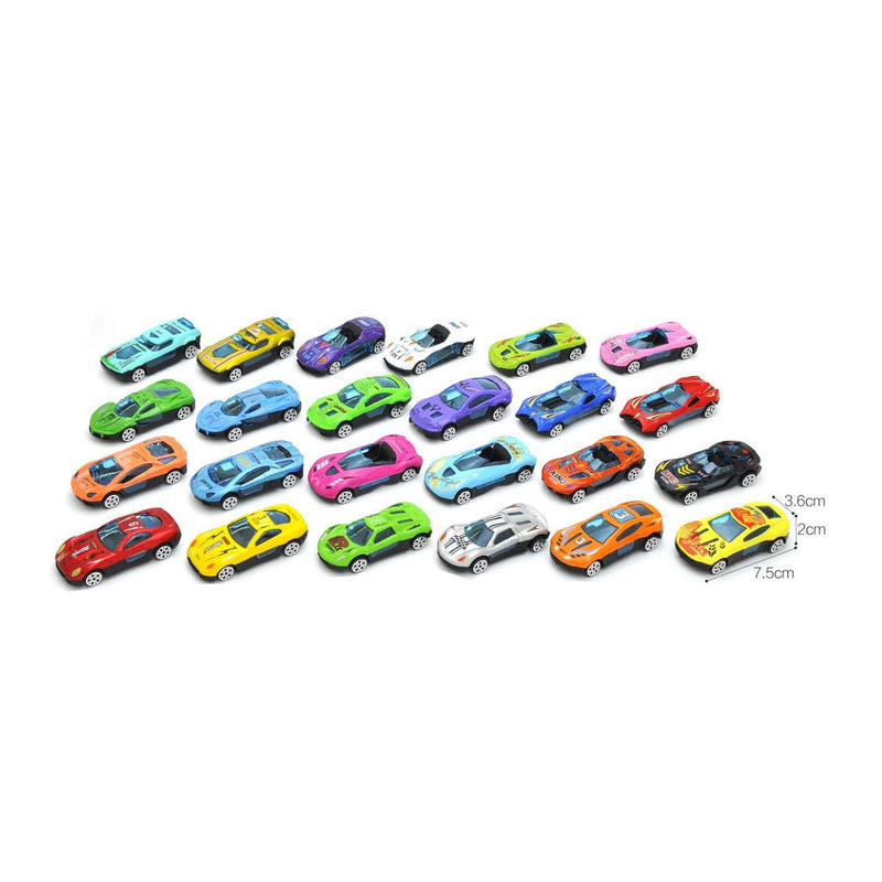 Load image into Gallery viewer, Lobbes die-cast auto's in opbergblik, 18dlg
