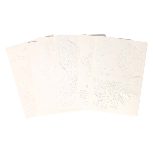Lobbes speelgoed bv lobbes blaaspennen set met pompje en fantasie templates voor kinderen.