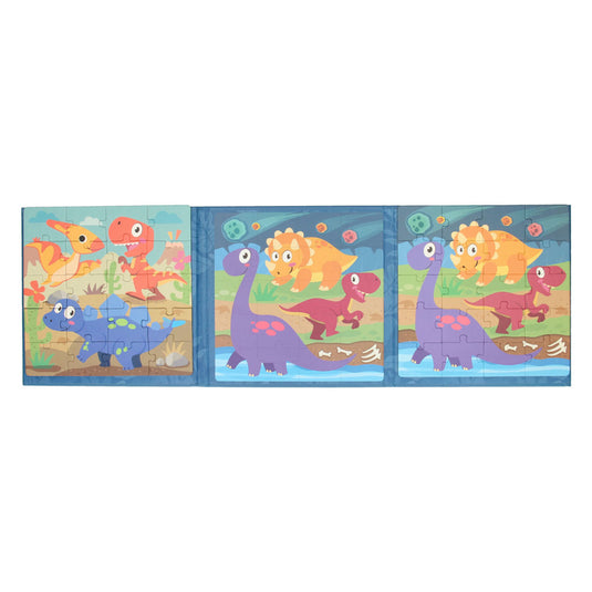 Magnetisch puzzelboek dino