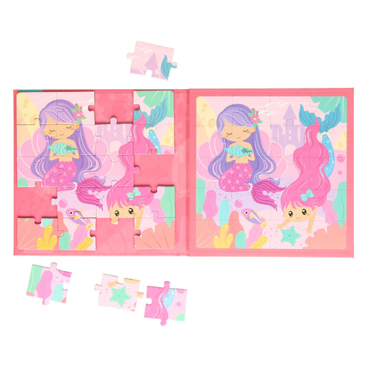 Magnetisch puzzelboek zeemeermin