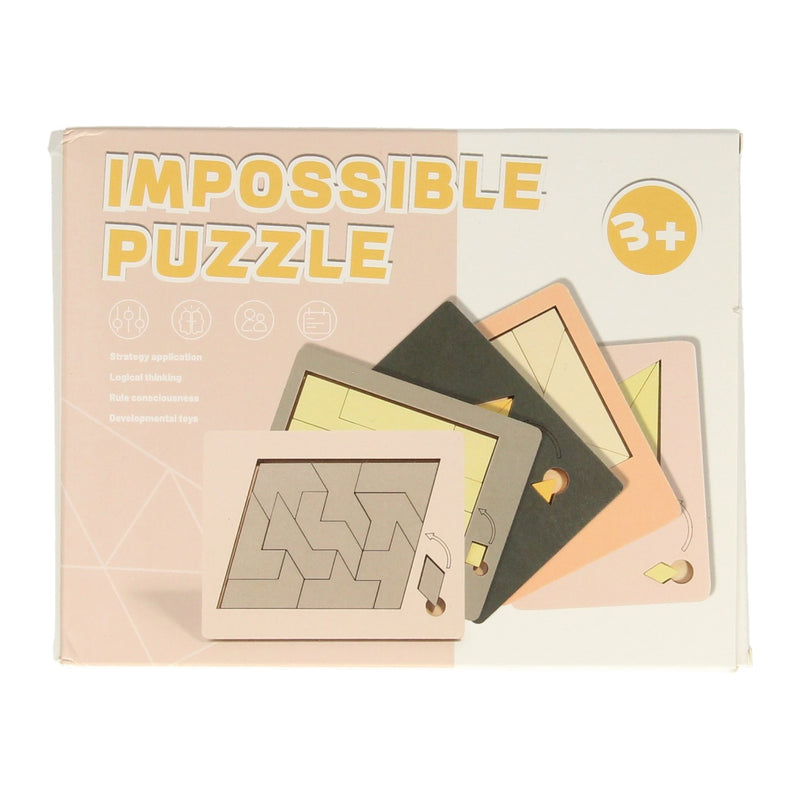 Load image into Gallery viewer, Lobbes houten impossible denkpuzzel
