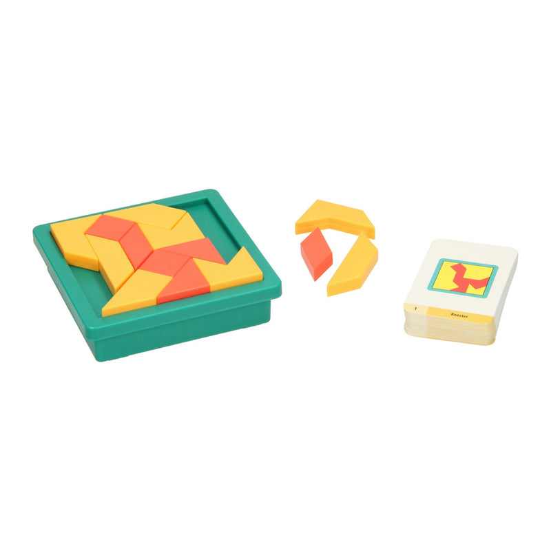 Load image into Gallery viewer, Lobbes speelgoed bv vormenpuzzel tangram, 60 challenges
