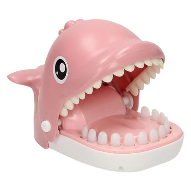 Lobbes bijtende walvis roze spel