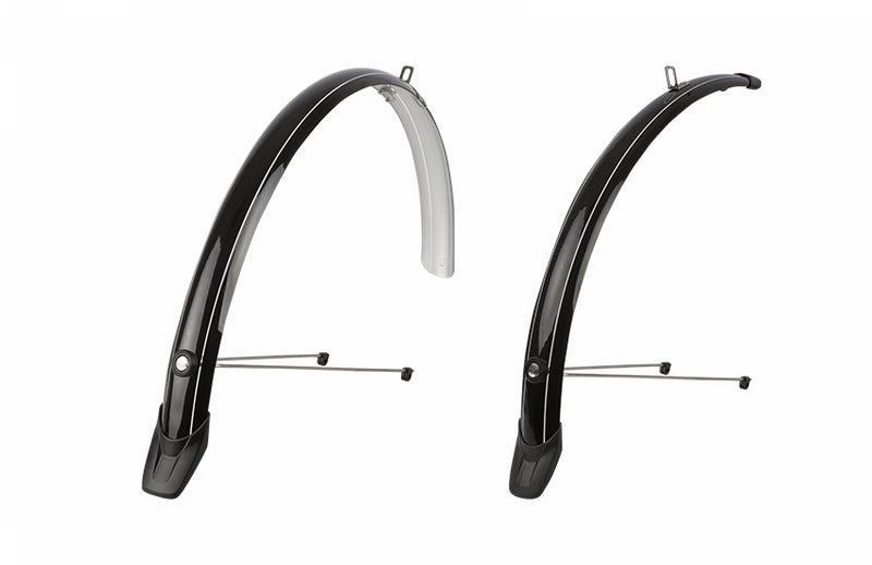 Load image into Gallery viewer, Spatbordset 28 51 mm Polisport Towny - zwart
