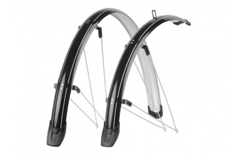 Fender set 28"/51 mm Polisport Towny - black