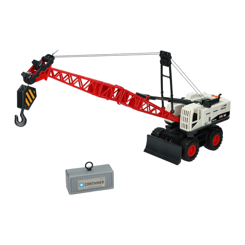 Load image into Gallery viewer, Lobbes speelgoed bv constructie kraanwagen met licht geluid
