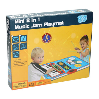 Lobbes muziek mat met piano drums