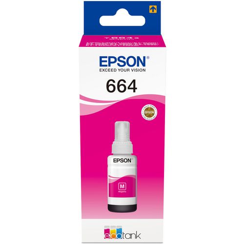 Inktfles epson t6643 magenta