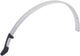 Gazelle achterspatbord 28 inch b50g wafel - zilver