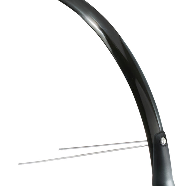 Front mudguard Snello 28 inch 46 mm black