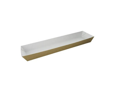 Depa sandwich bakje bruin karton 25x6x2.5cm (250 stuks)