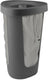 Rotho fabu statiegeld flessenbak -50 liter - incl 2 wasbare binnenzakken - handig te vervoeren - antraciet