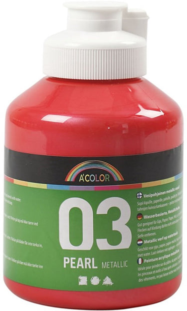 A-color metallic acrylverf, rood, 03- metallic, 500 ml