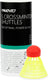 Avento 5 crossminton shuttles - fluorgeel rood