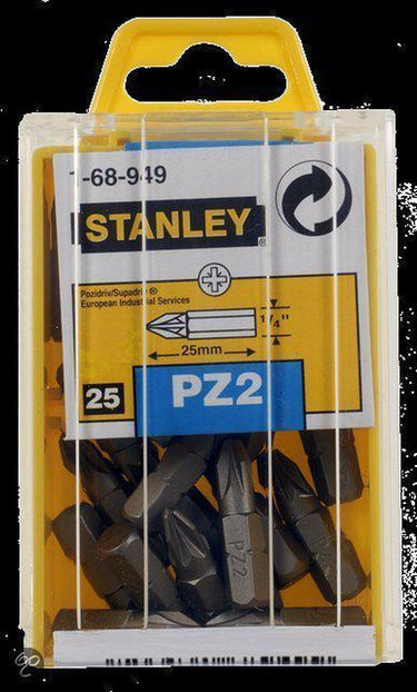 Stanley 1 4 bits pozidriv nr2