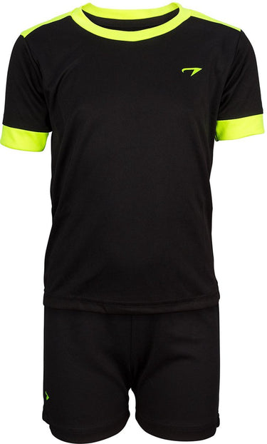 Avento sportset madrid - junior - zwart fluorgeel - 152