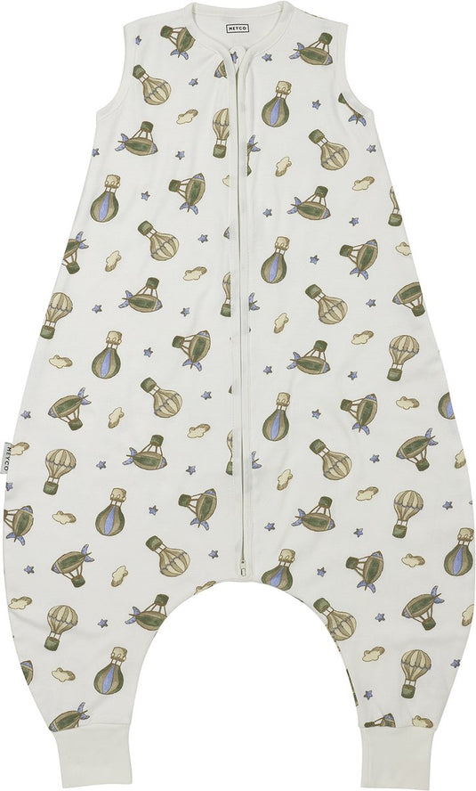 Meyco baby air balloons baby zomer slaapoverall jumper - multicolour - 80cm - 0.5 tog