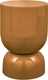 Woood hekla bijzettafel - metaal - oranje - 47x32x32