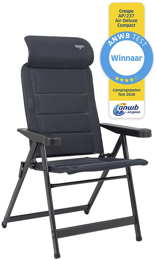 Crespo - standenstoel - m - ap 237 - air-deluxe - compact - grijs